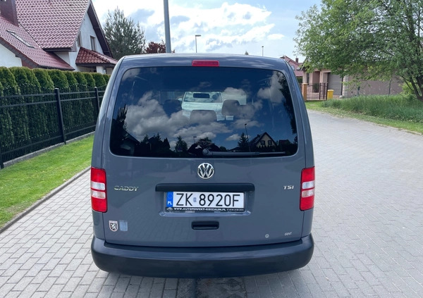 Volkswagen Caddy cena 36900 przebieg: 100000, rok produkcji 2013 z Koszalin małe 301